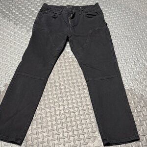 Men's Black Straight Jeans